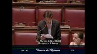 M5S: Matteo Dall'Osso sbeffeggiato in aula nonostante il suo coraggio