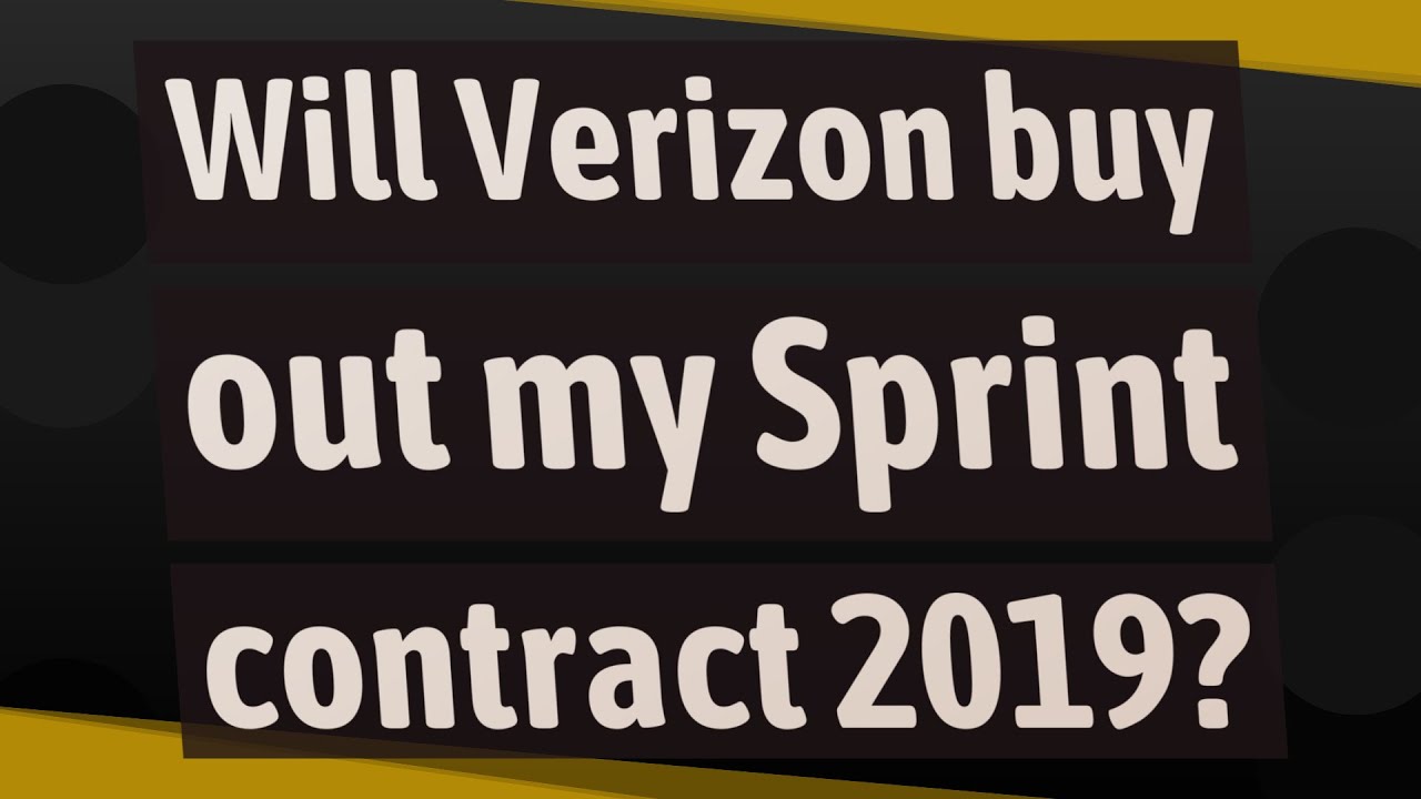 Sprint Contract Buyout Chart