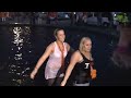 2010 World Cup: Maaike &amp; Judith jumping into the water in museumplein - 2