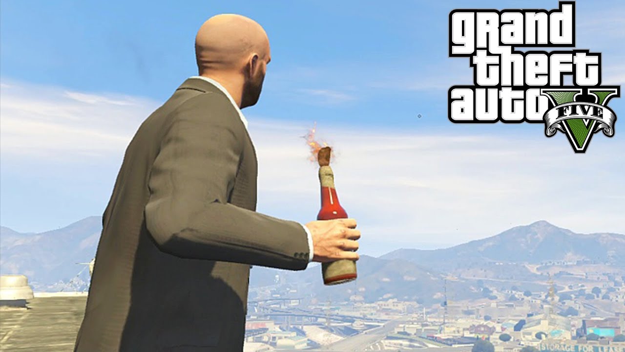 GTA 5: Secret Molotov Cocktail / Fire Bottle Locations! How To Get