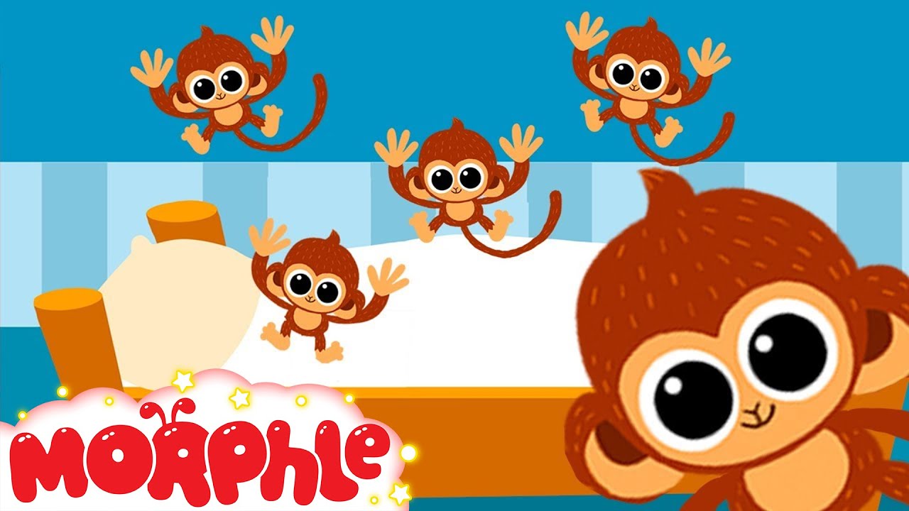 little Monkeys jumping on the bed nursery rhyme -- My Magic Pet ...