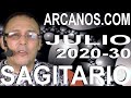 Video Horóscopo Semanal SAGITARIO  del 19 al 25 Julio 2020 (Semana 2020-30) (Lectura del Tarot)