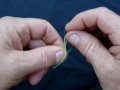 How to tie a Snell Knot using the Hook-Eze knot tying tool #snellknot