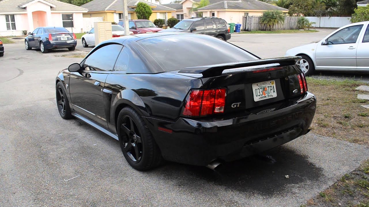 2004 Mustang GT Mac Long Tube Headers - YouTube