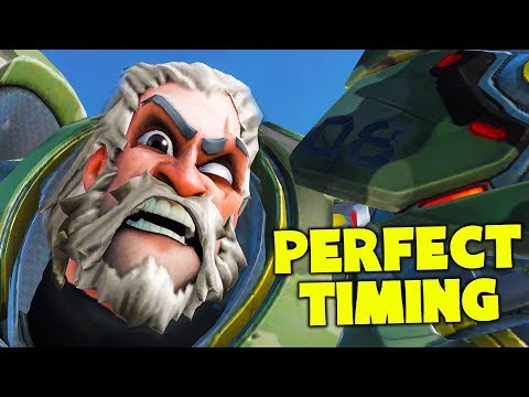 REINHARDT'S WET DREAM!! (PERFECT TIMING) - Overwatch Funny Moments & Best Plays #116