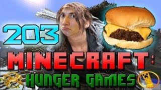 Minecraft: Hunger Games w/Mitch! Game 203 - #BurgerCheese