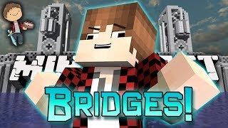 Minecraft: FUNNY BRIDGES! Mini-Game w/Mitch & Friends! (Bridges 1.7 Map Mod)