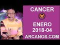 Video Horscopo Semanal CNCER  del 21 al 27 Enero 2018 (Semana 2018-04) (Lectura del Tarot)