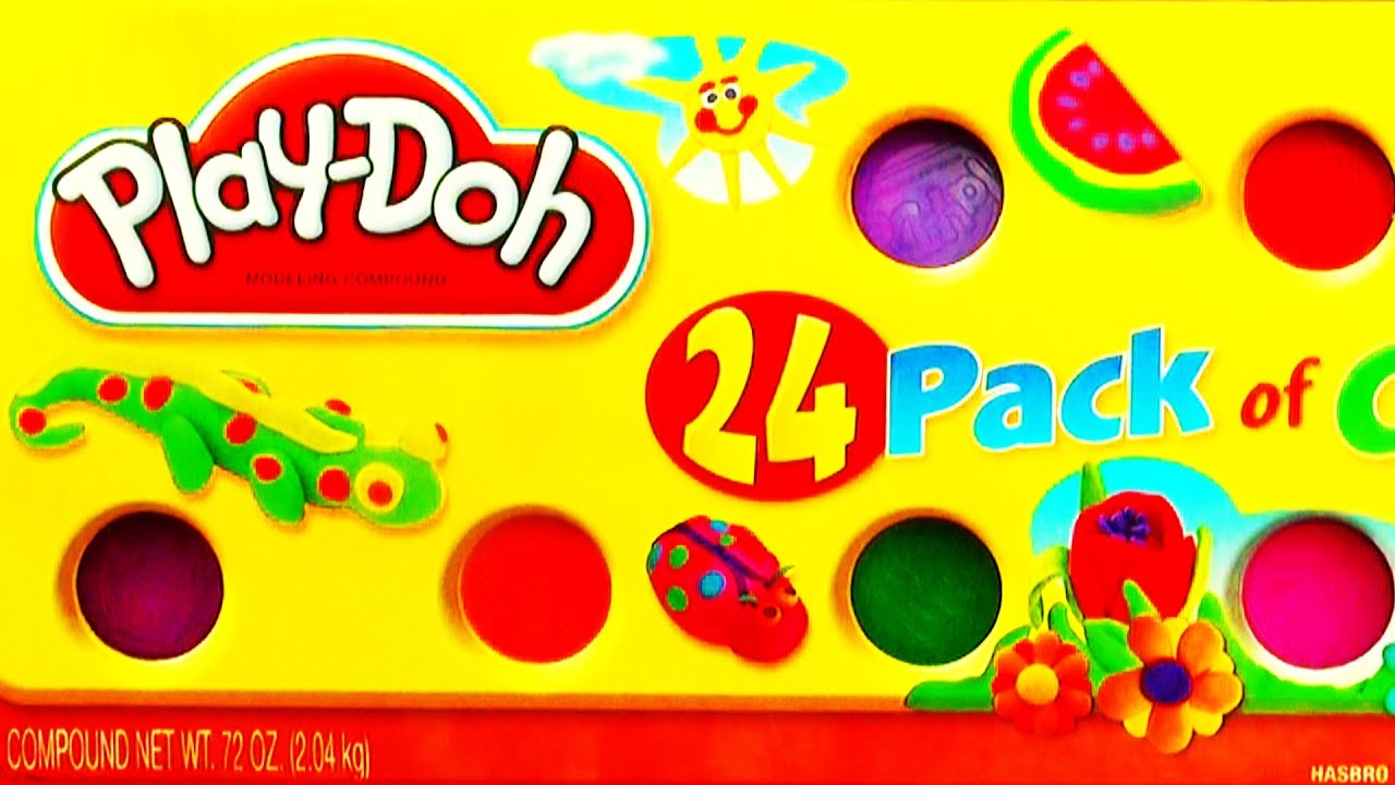 Play-Doh 24 Mega Pack Fun Counting Numbers Learning Colors Music