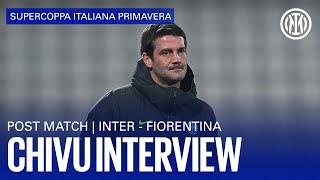 INTER 1-2 FIORENTINA | CHIVU INTERVIEW | SUPERCOPPA ITALIANA PRIMAVERA 2022🎙️⚫🔵??