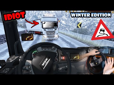 ★ IDIOTS on the road #70 - ETS2MP | Funny moments - Euro Truck Simulator 2 Multiplayer