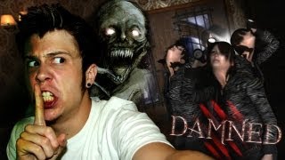 TRES CHICAS Y UN MONSTRUO EN CASA | Damned | w/ Mangel y Town