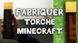 Expérience - Fabriquer une torche Minecraft - DIY