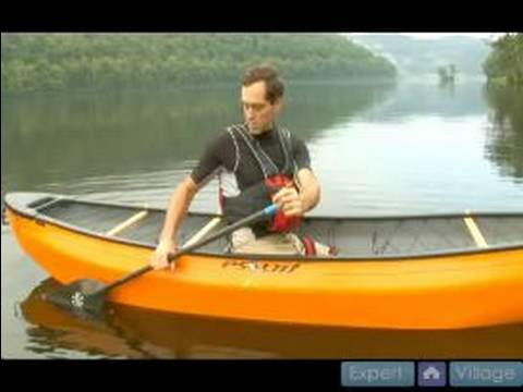 How to Steer and Paddle a Canoe : How to do Pry Strokes in Canoeing 