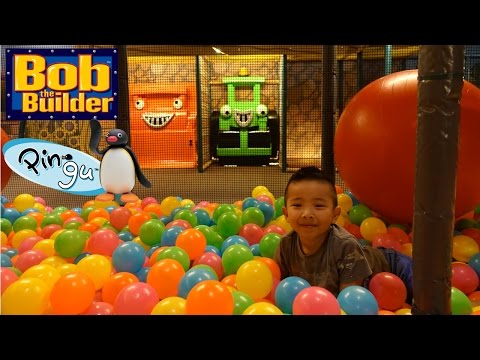 Indoor Playground Arcade Kids Fun Bob The Builder And Pingu In Real Life Ckn Toys