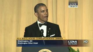 President Obama remarks at 2014 White House Correspondents' Dinner (C-SPAN)