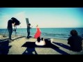 Hana Soukupova hits the beach