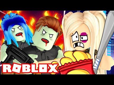 The Zombies want to EAT US! Roblox Bunker Story!