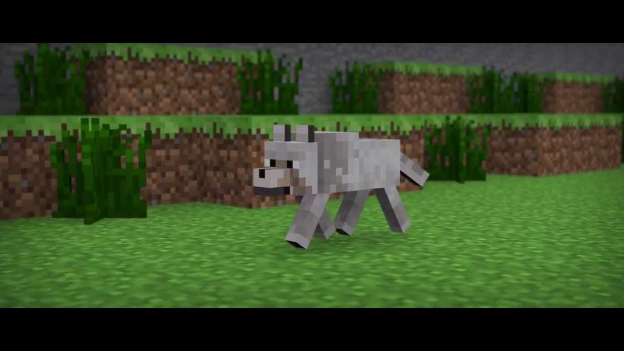 Minecraft Animation - Wolf Walk - YouTube