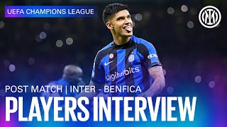 INTER 3-3 BENFICA | LAUTARO, DIMARCO, CORREA, ONANA AND DUMFRIES INTERVIEWS 🎙️⚫🔵??