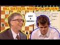 Hysterical chess game: Bill Gates vs Magnus Carlsen! https://youtu.be/181uKG7GV_Y