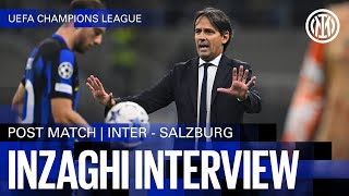 INZAGHI INTERVIEW | INTER 2-1 SALZBURG 🎙️⚫🔵??