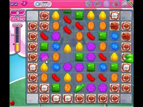 How to beat Candy Crush Saga Level 280 - 1 Stars - No Boosters - 43