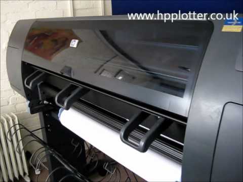 Designjet 4000/4000PS Series - Load paper/media sheet on your printer