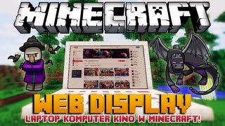 Minecraft 1.6.2 Mody - Web Display Mod - Komputer, Laptop, Kino w Minecraft!