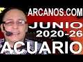 Video Horscopo Semanal ACUARIO  del 21 al 27 Junio 2020 (Semana 2020-26) (Lectura del Tarot)