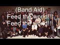 Band Aid - Do they know it's christmas lyrics with pics