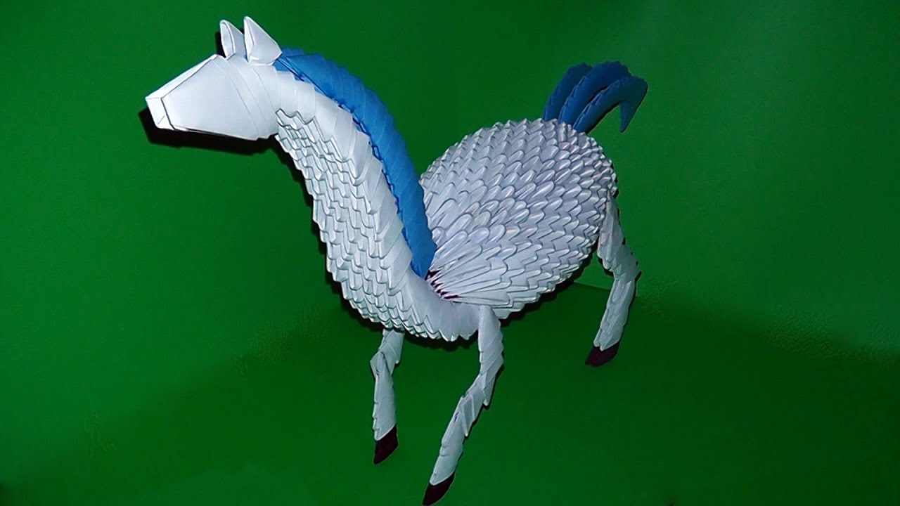 Лошадка из модулей оригами Лошадка из модулей оригами