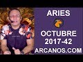 Video Horscopo Semanal ARIES  del 15 al 21 Octubre 2017 (Semana 2017-42) (Lectura del Tarot)