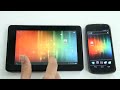 Android 4 ICS UI - Tablet VS Phone (user interface comparison)