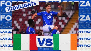 Highlights: Italia-Irlanda 1-1 | Under 21 | Qualificazioni U21 EURO 2025