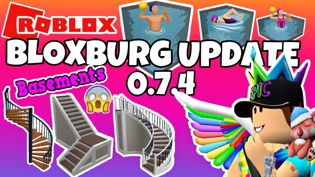 Bloxburg New Update 0 7 4 Stairs Railings Basements Oh My O