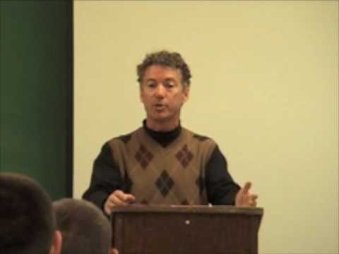 Rand Paul speaks at WKU Part 2 of 5, 4-7-09