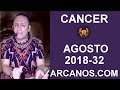 Video Horscopo Semanal CNCER  del 5 al 11 Agosto 2018 (Semana 2018-32) (Lectura del Tarot)