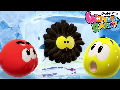 Come Play with the Frozen Paint Balls | Squishy Wonderballs | Funny Animated Cartoons