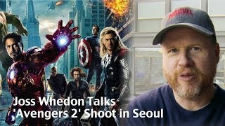 어벤져스2 한국촬영, 조스 웨던 감독 감사인사(Joss Whedon Talks 'Avengers 2' Shoot in Seoul)