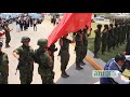 Enrique Peña Nieto izó la bandera en León, Gto.