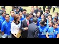 Enrique Peña Nieto izó la bandera en León, Gto.