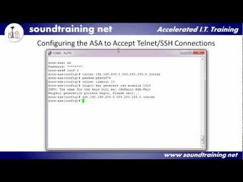 Cisco ASA Remote Management using Telnet, SSH, and ASDM: Cisco ASA ...