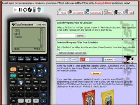 Ti 84 Graphing Calculator Online Emulator