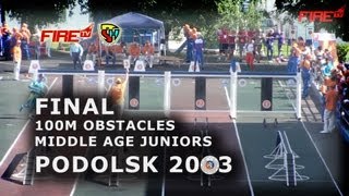 100m obstacles middle age juniors FINAL - Podolsk 2013