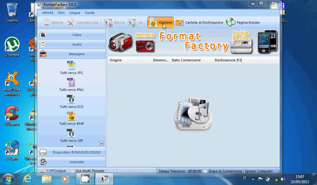 Tutorial Pc ITA #15: come usare format factory - YouTube