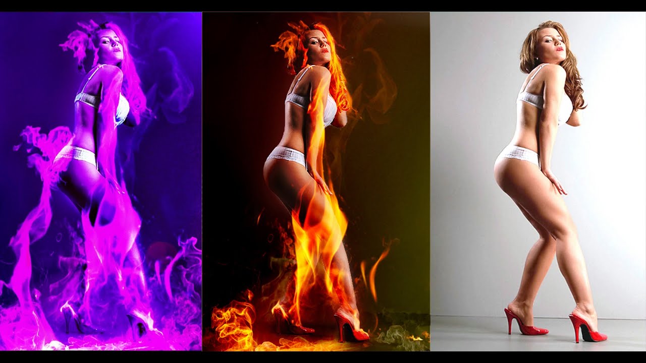 "girl on fire" Photoshop CS Tutorial - beautiful fire ... Justin Timberlake Mirrors