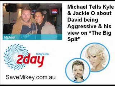 Michael talking about David - on 2day Fm