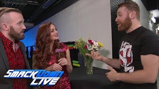 Image result for smackdown live mike and maria kanellis beat sami zayn