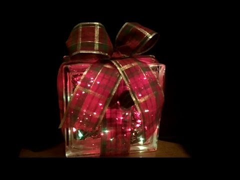 Holiday Lighted Gift Box - YouTube